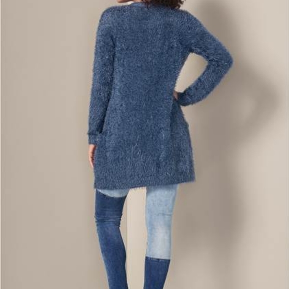 NWOT VENUS Fuzzy Cardigan Size S - Picture 3 of 8